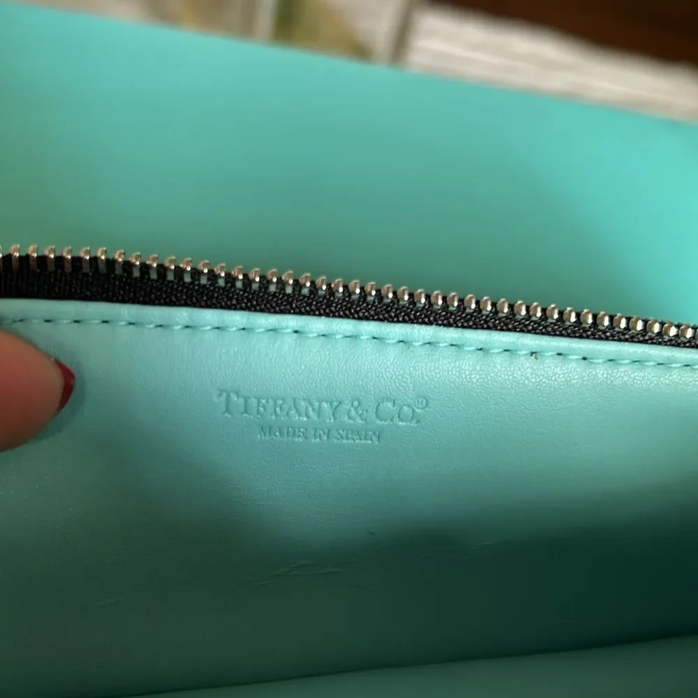Tiffany & Co Pencil case black and blue NWOT